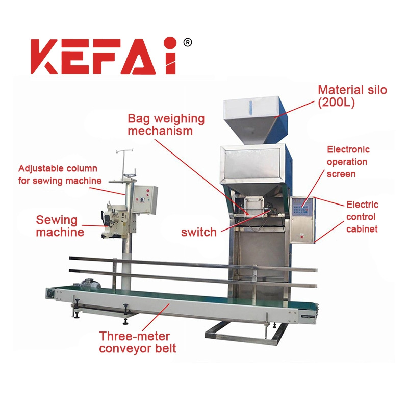 د KEFAI سیمنټ بسته کولو ماشین توضیحات